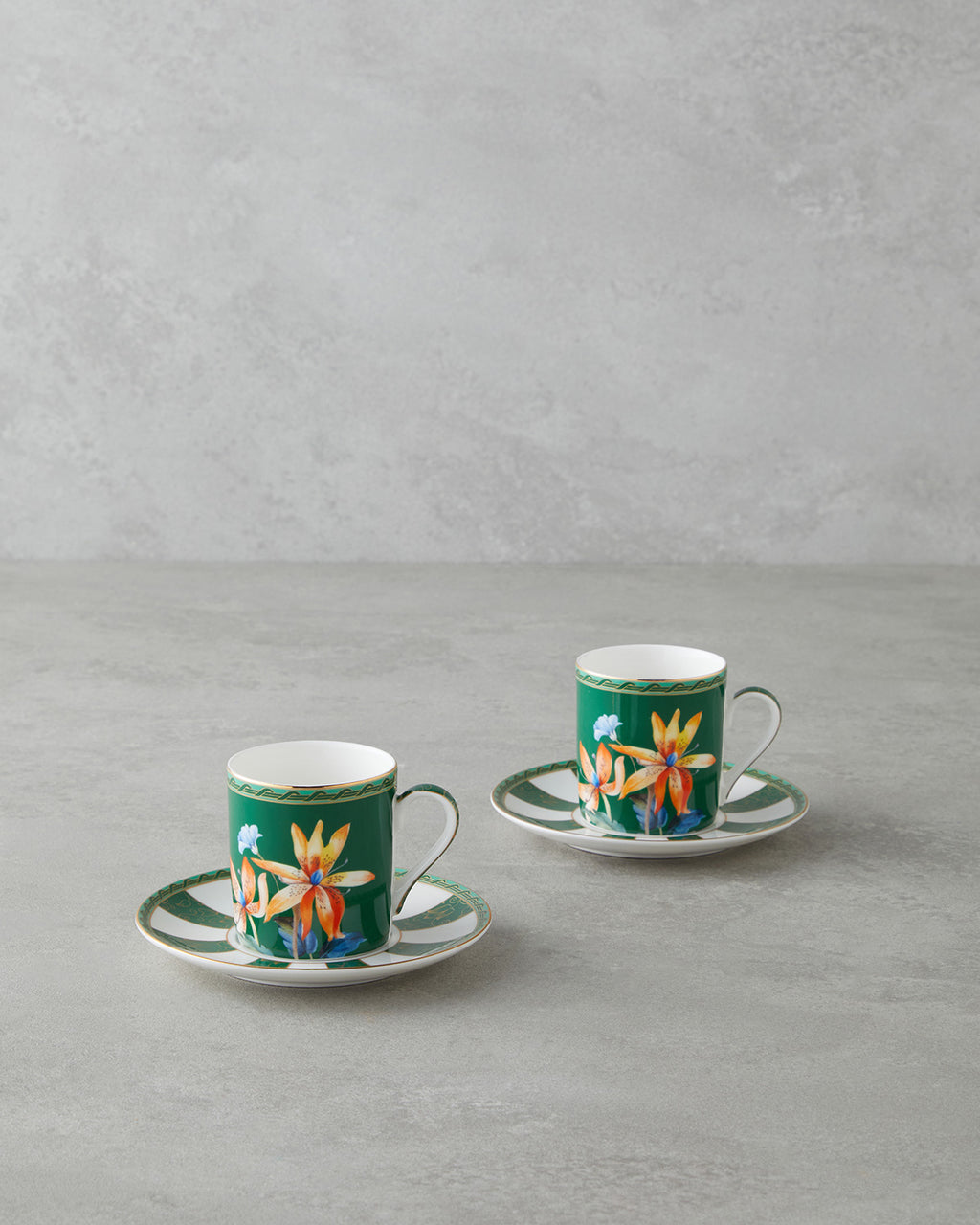 Emberlyn New Bone China 4 Pieces 2 Servings Coffee Cup Set 90 ml (view 5)
