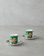 Emberlyn New Bone China 4 Pieces 2 Servings Coffee Cup Set 90 ml (view 5)