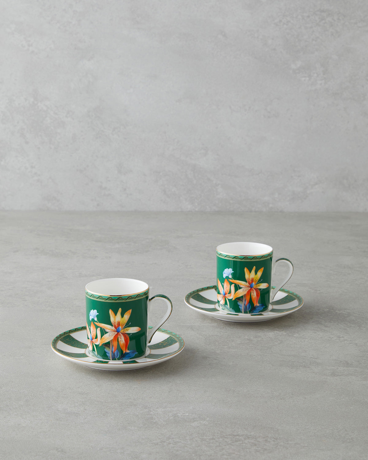 Emberlyn New Bone China 4 Pieces 2 Servings Coffee Cup Set 90 ml (view 5)