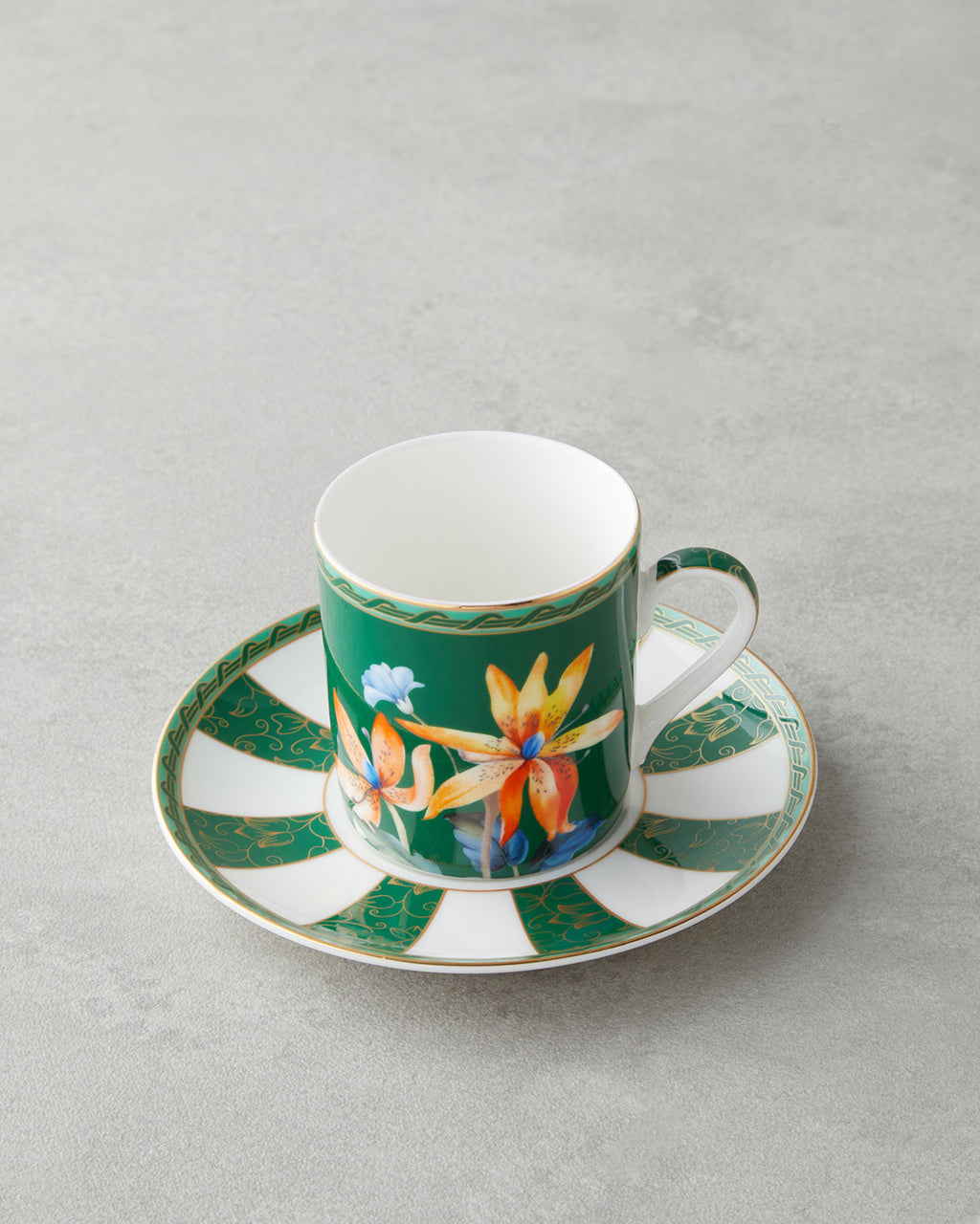 Emberlyn New Bone China 4 Pieces 2 Servings Coffee Cup Set 90 ml (view 7)
