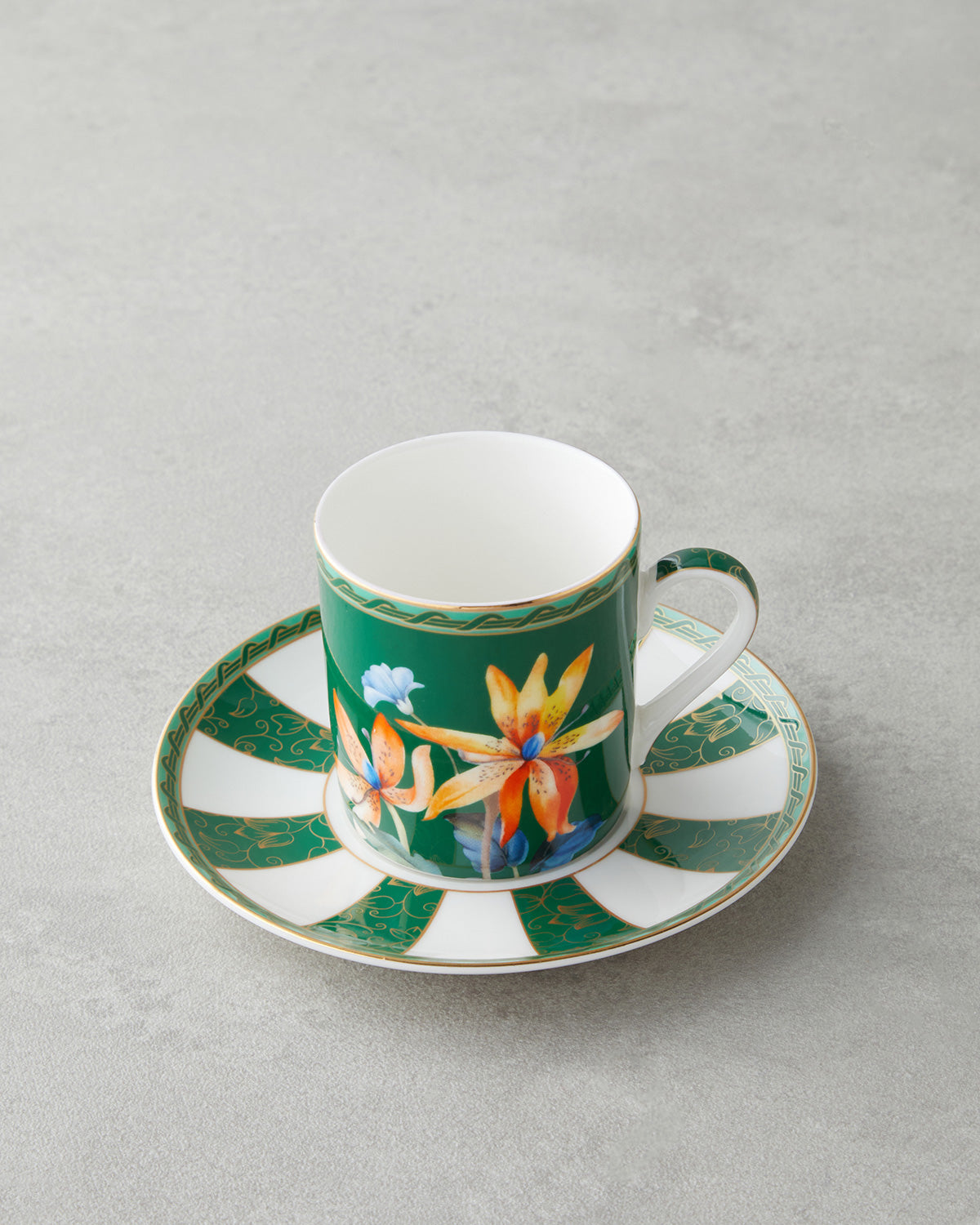 Emberlyn New Bone China 4 Pieces 2 Servings Coffee Cup Set 90 ml (view 7)