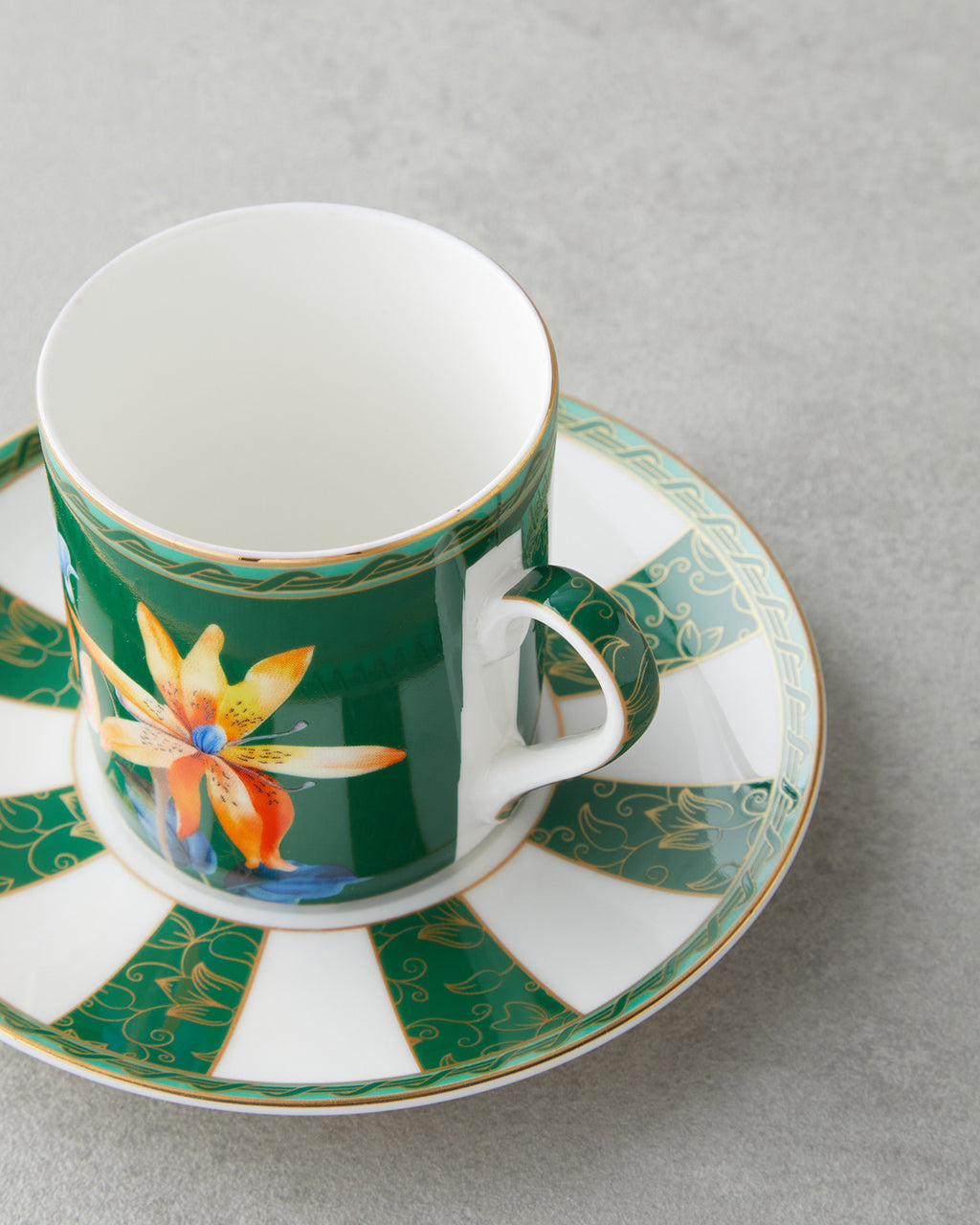Emberlyn New Bone China 4 Pieces 2 Servings Coffee Cup Set 90 ml (view 8)