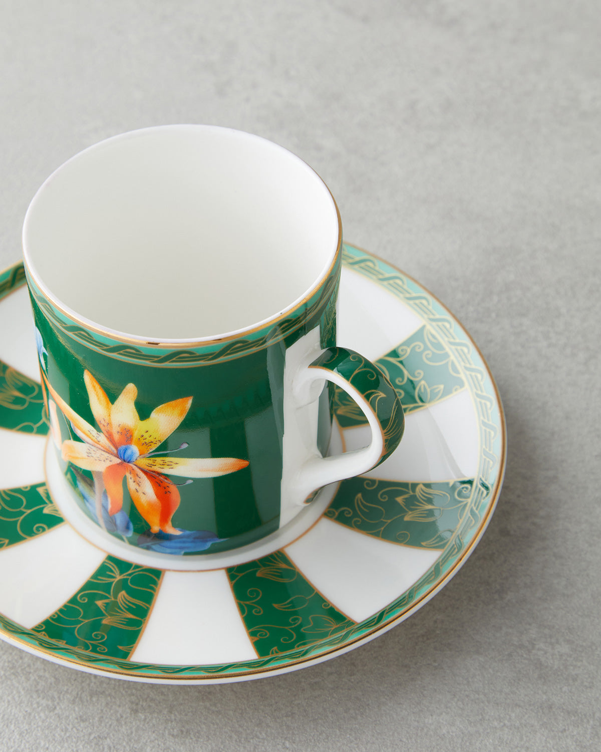 Emberlyn New Bone China 4 Pieces 2 Servings Coffee Cup Set 90 ml (view 8)