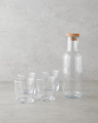 Selly Glass 5 Pieces Water Set 1000 ml + 380 ml Transparent