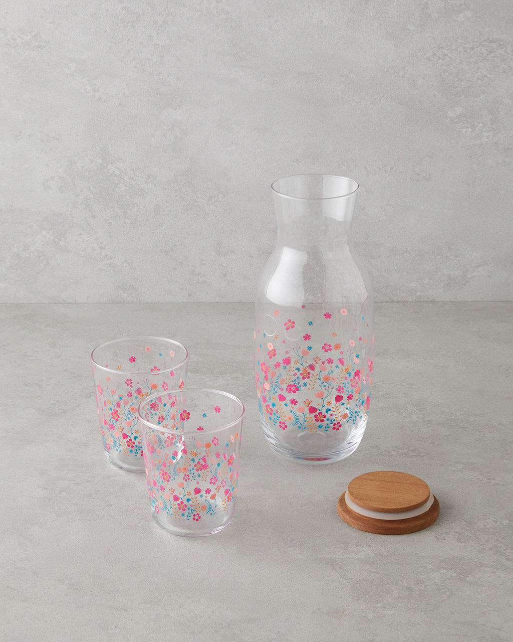 Auro Glass 3 Pieces Water Set 1000 ml + 315 ml Colored (view 2)