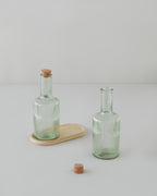 Glass 2 pcs Oil Bottle 530 ml Green (view 2)
