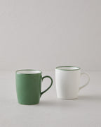 Sway Bone Porcelain 2 pcs Mug 255 ml - Yellow (view 4)