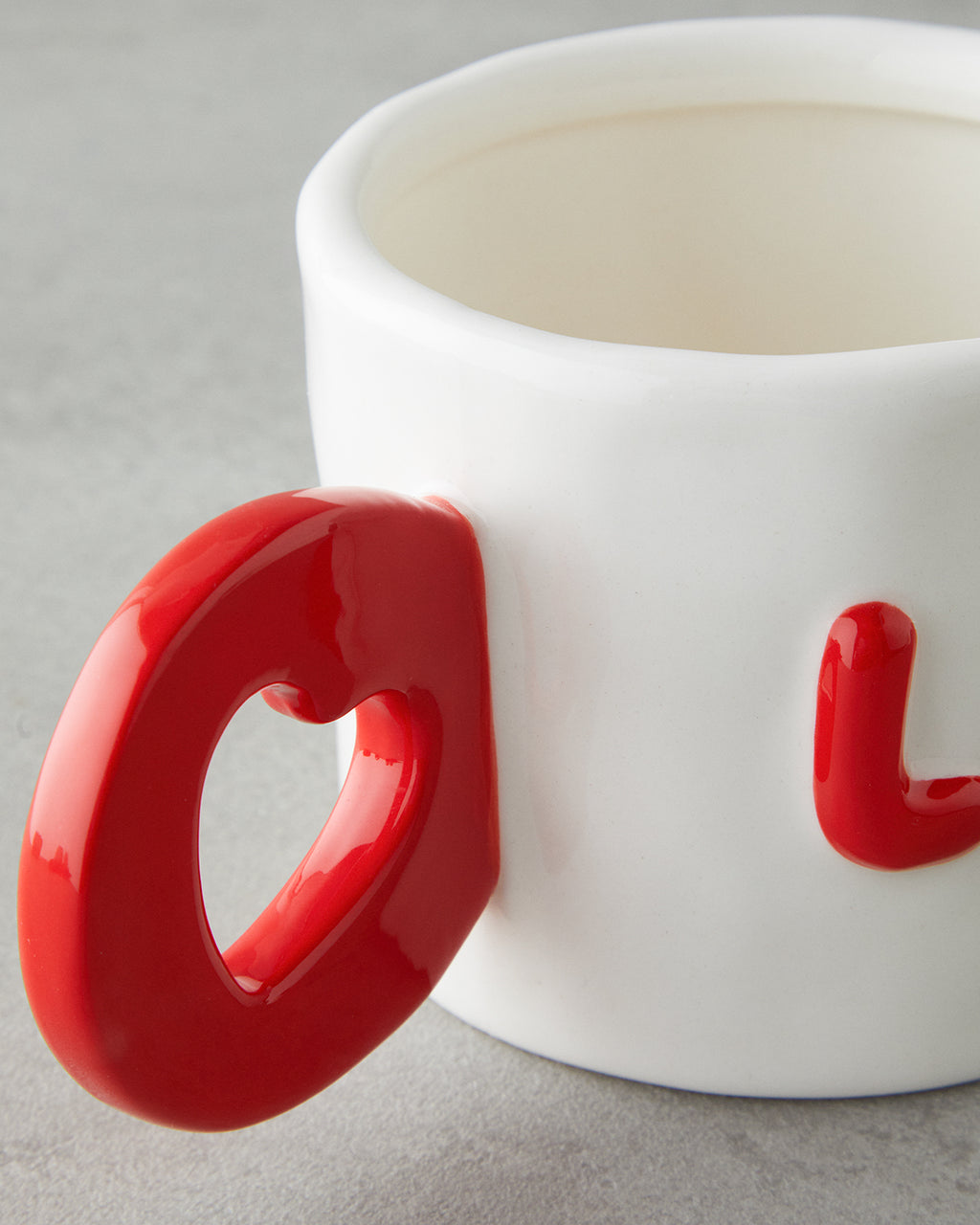 Stoneware Mug 400 ml Pink (view 3)