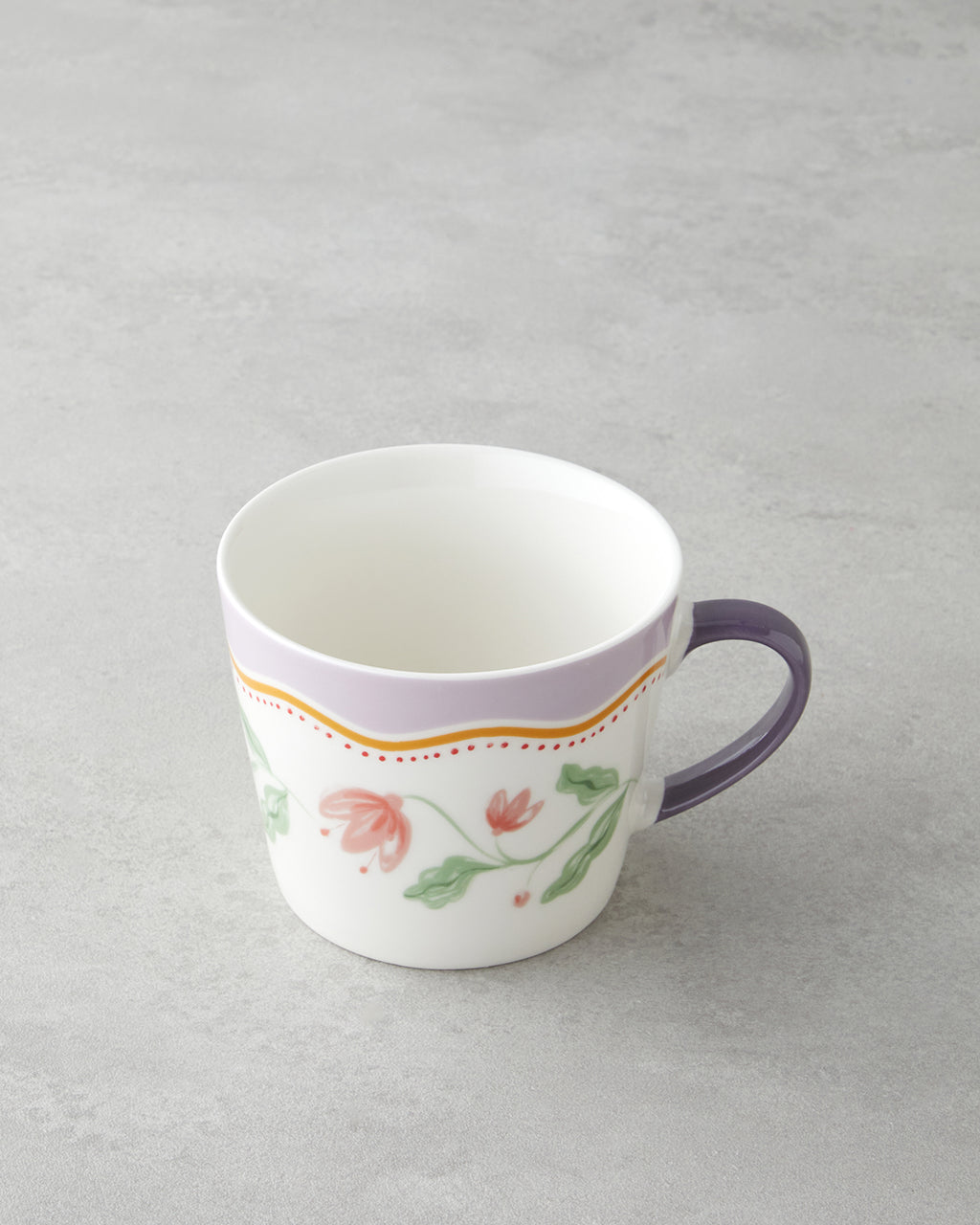 Floral Heaven New Bone China Mug 450 ml Colored (view 2)