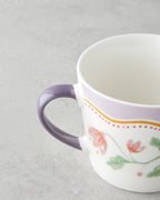 Floral Heaven New Bone China Mug 450 ml Colored (view 3)
