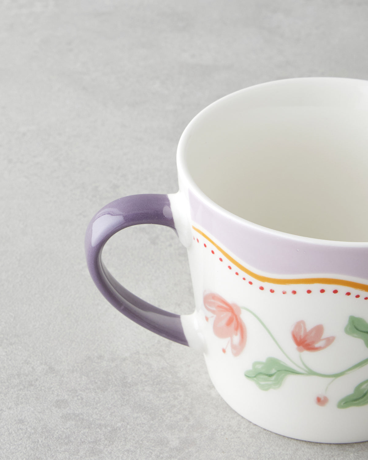 Floral Heaven New Bone China Mug 450 ml Colored (view 3)