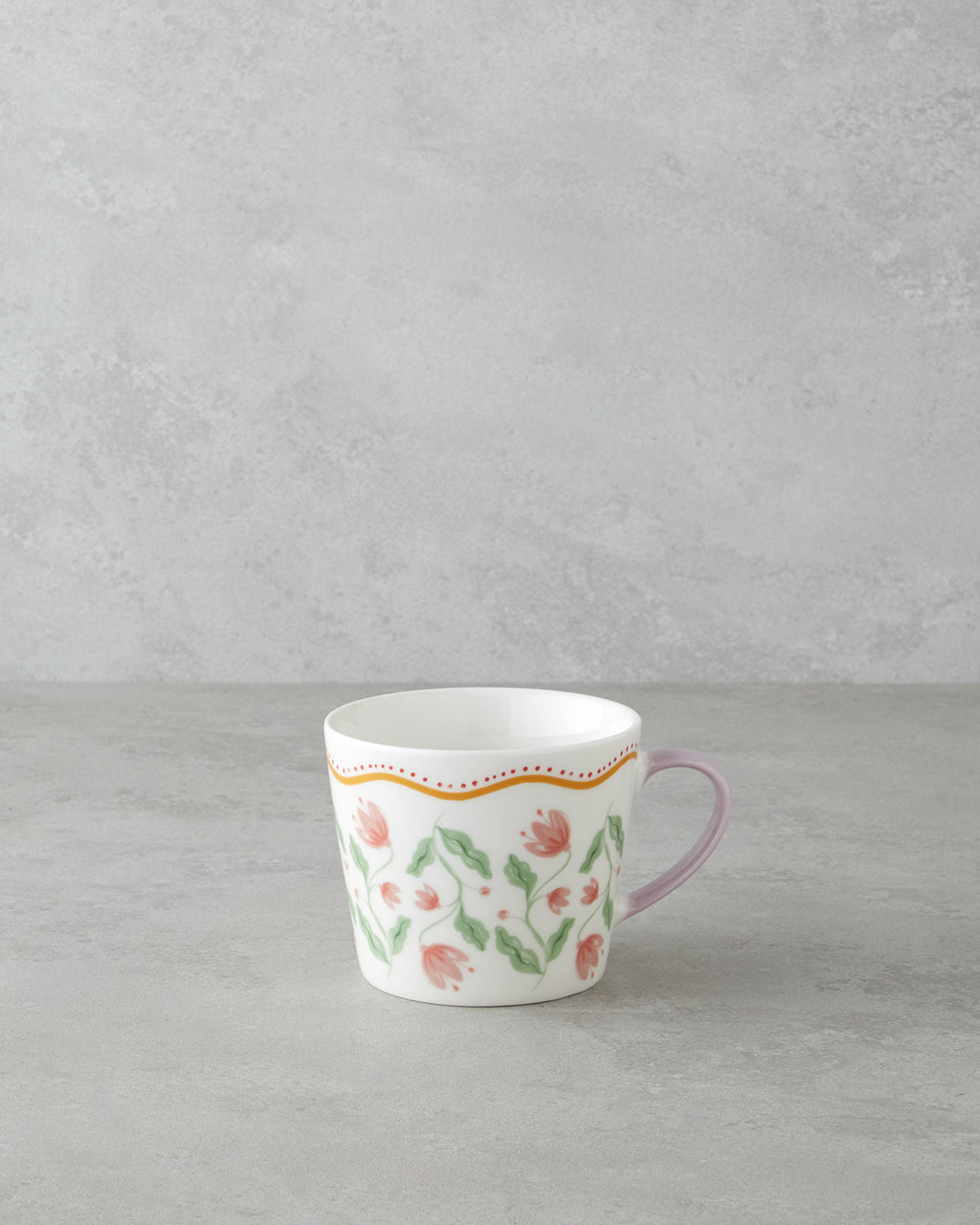 Floral Bliss New Bone China Mug 450 ml Colored