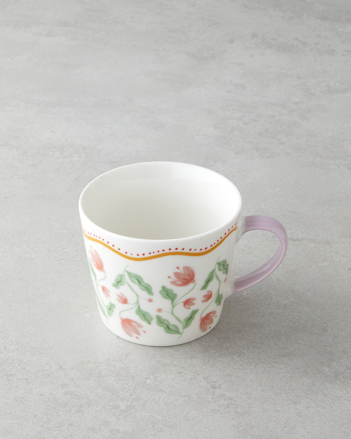 Floral Bliss New Bone China Mug 450 ml Colored (view 2)