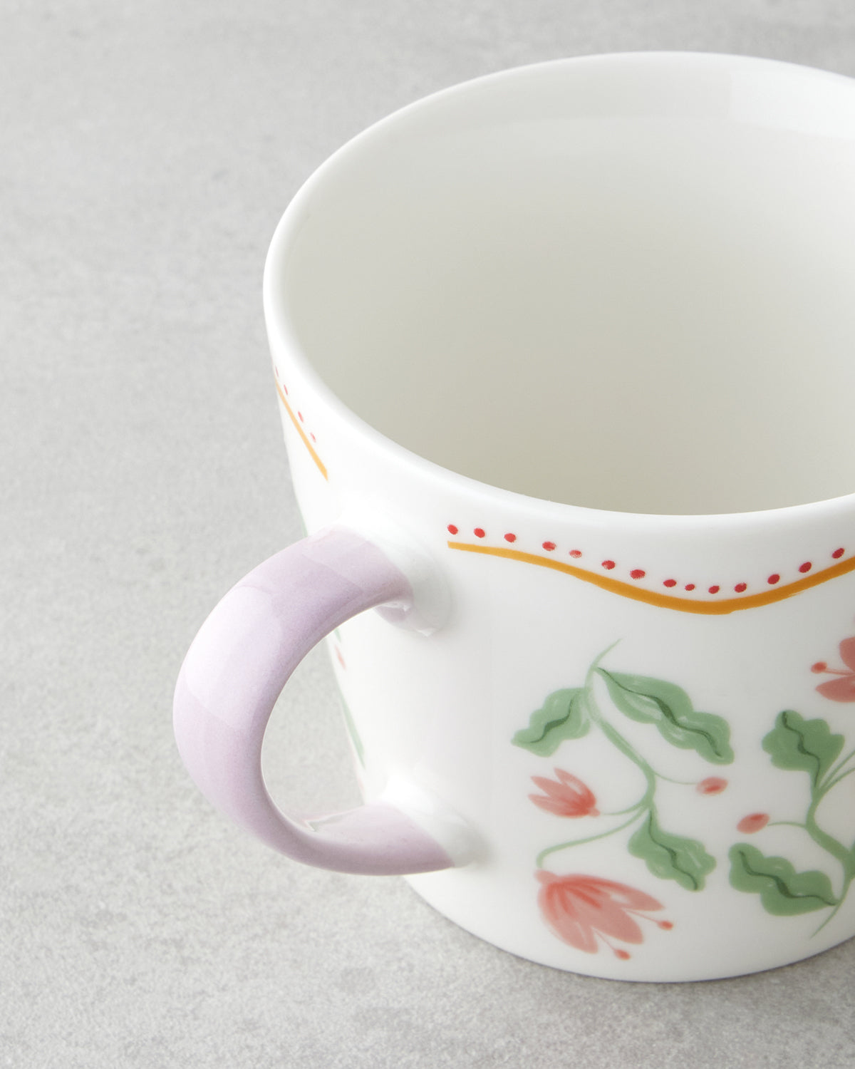 Floral Bliss New Bone China Mug 450 ml Colored (view 3)