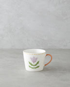 Floral Breeze New Bone China Mug 450 ml Colored