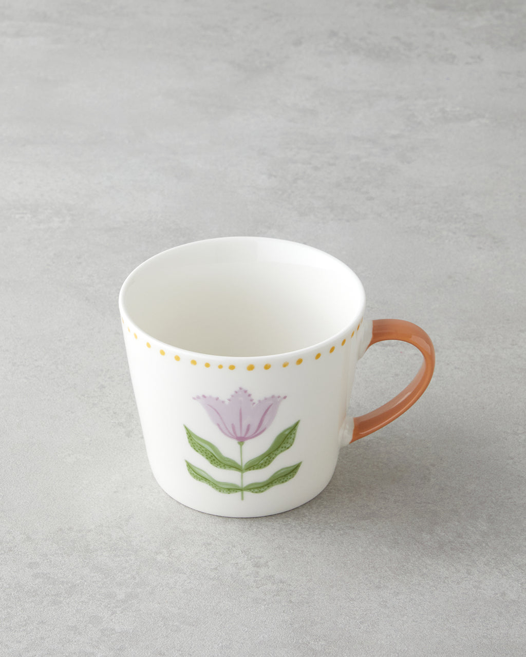 Floral Breeze New Bone China Mug 450 ml Colored (view 2)