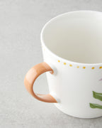 Floral Breeze New Bone China Mug 450 ml Colored (view 3)