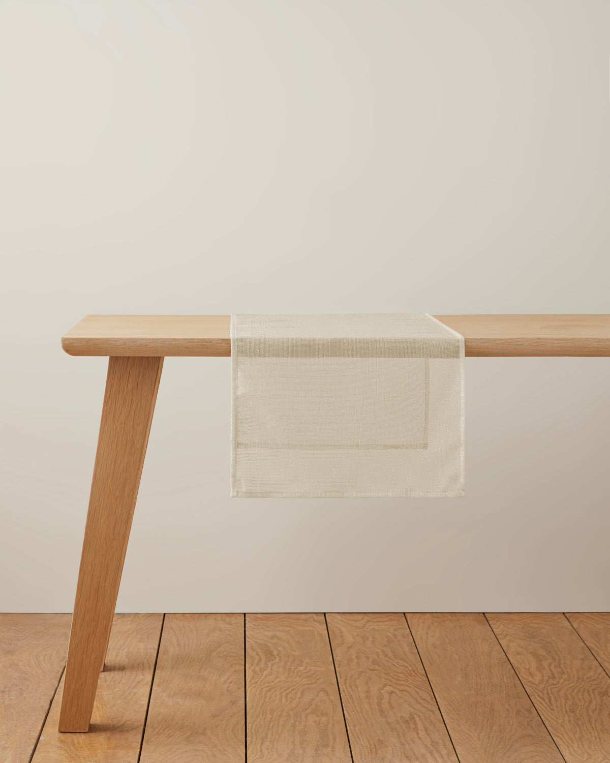 Nour Polyester Runner 45x145 cm - Silver