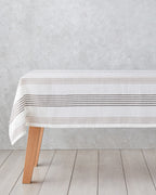 Polyester Table Cloth 145x200 cm Beige-Brown