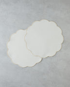Bressia Polyester 2 pcs Table Mat 38 cm Beige