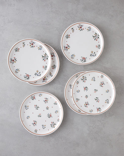 Bianca Ceramic 6 pcs Cake Set 20 cm Colored (view 2)