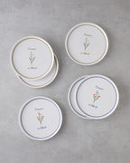 Lamour Ceramic 6 pcs Cake Set 20 cm Colored (view 2)