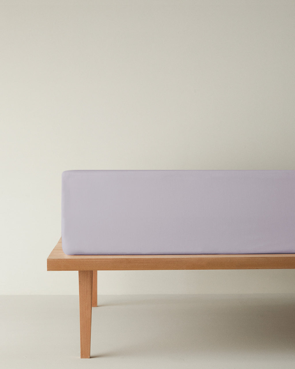 Novella Premium Soft Cotton Fitted Sheet - Purple, Cream & more - Light Green - Double 160x200 cm (view 6)
