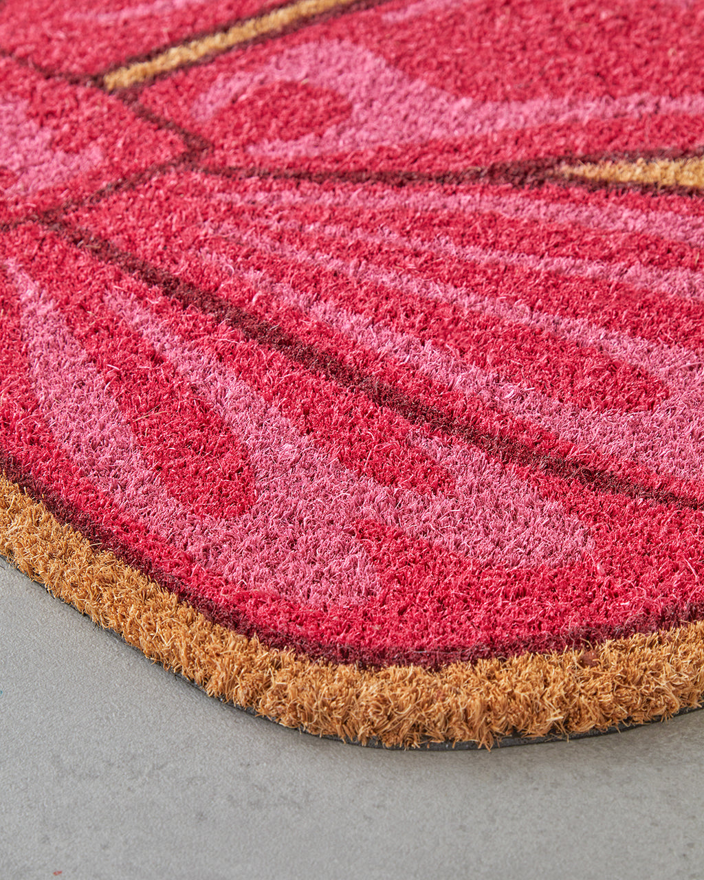 Pink Ribbon Doormat 45x75 cm Multicolor (view 2)