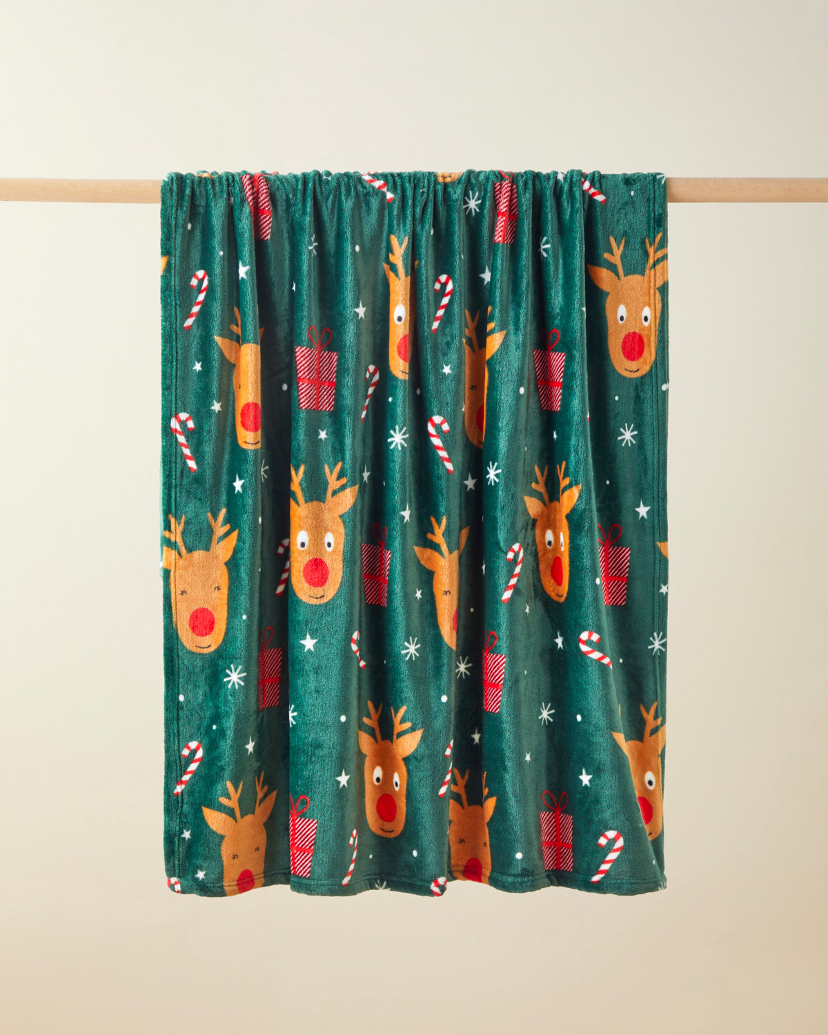 Happy Winter Sofa Throw 120x160 cm Green