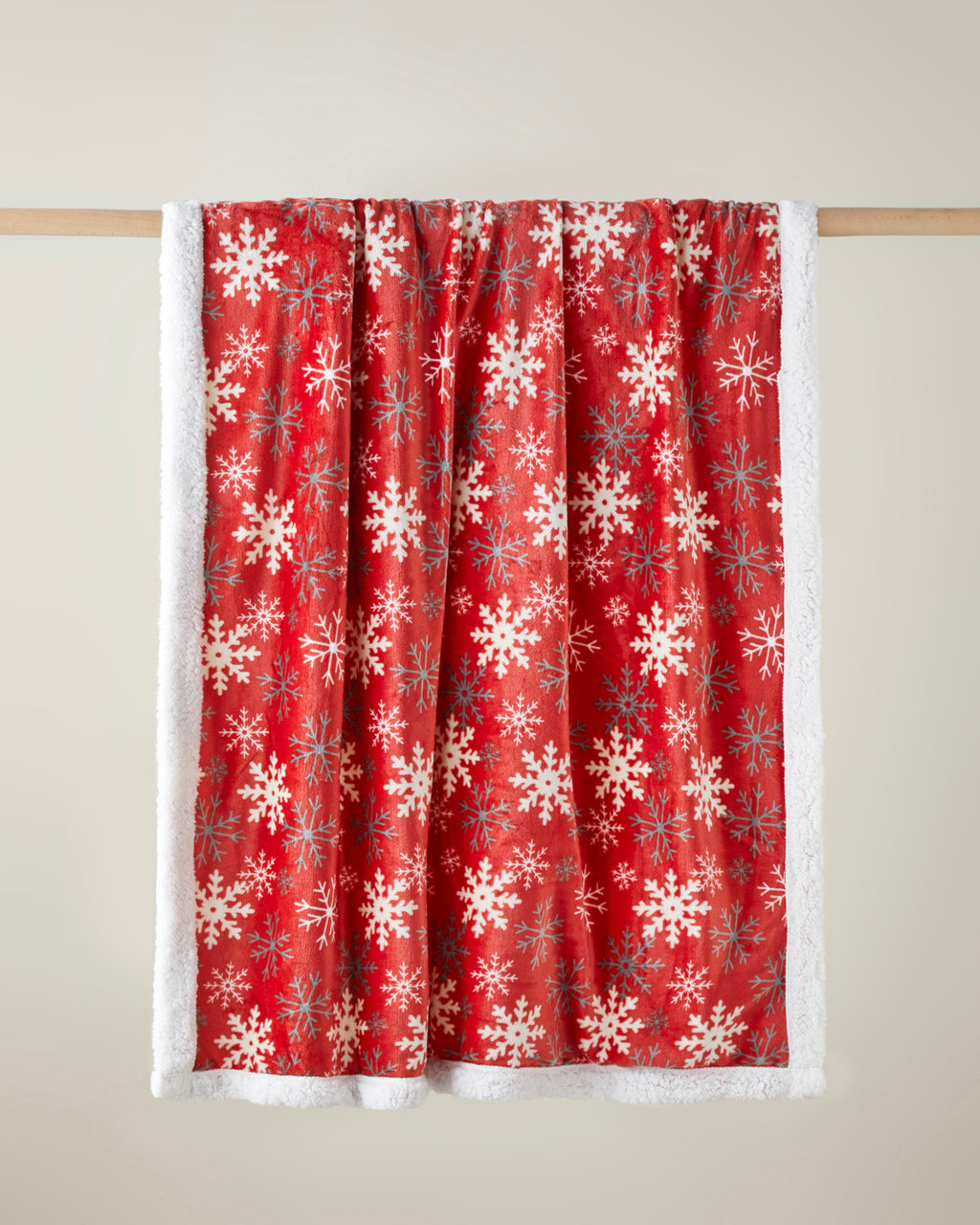 Snowland Sofa Throw 120x160 cm Red