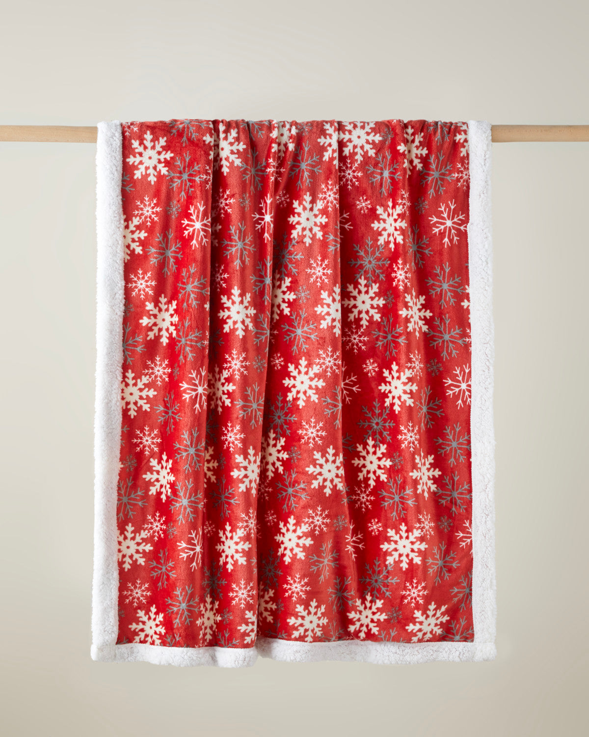 Snowland Sofa Throw 120x160 cm Red