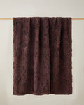 Flower Joy Sofa Throw 120x160 cm - Brown