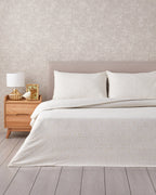 Sweet Violet Easy Iron Duvet Cover Set Oil (view 10)