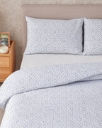 Sweet Violet Easy Iron Duvet Cover Set Oil (view 25)