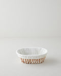 Navessa Paper Bread Basket 24x18x8 cm Cream