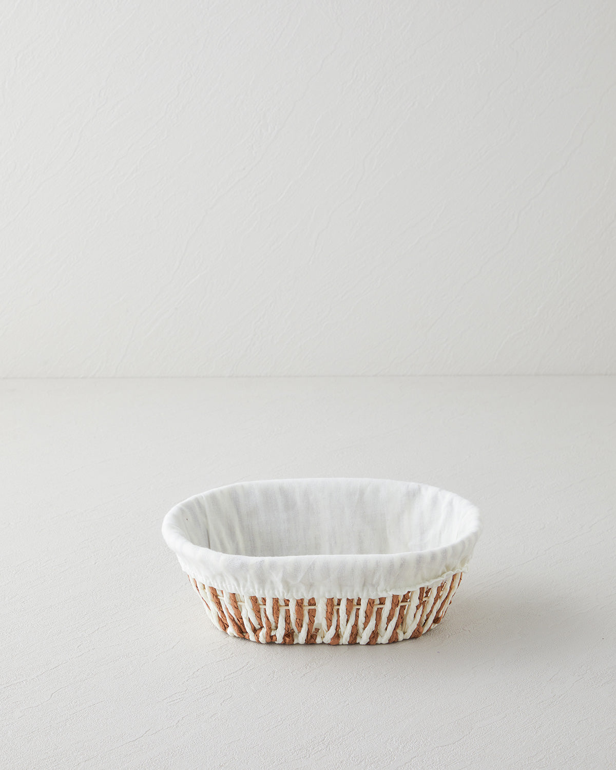 Navessa Paper Bread Basket 24x18x8 cm Cream