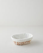 Navessa Paper Bread Basket 24x18x8 cm Cream (view 2)