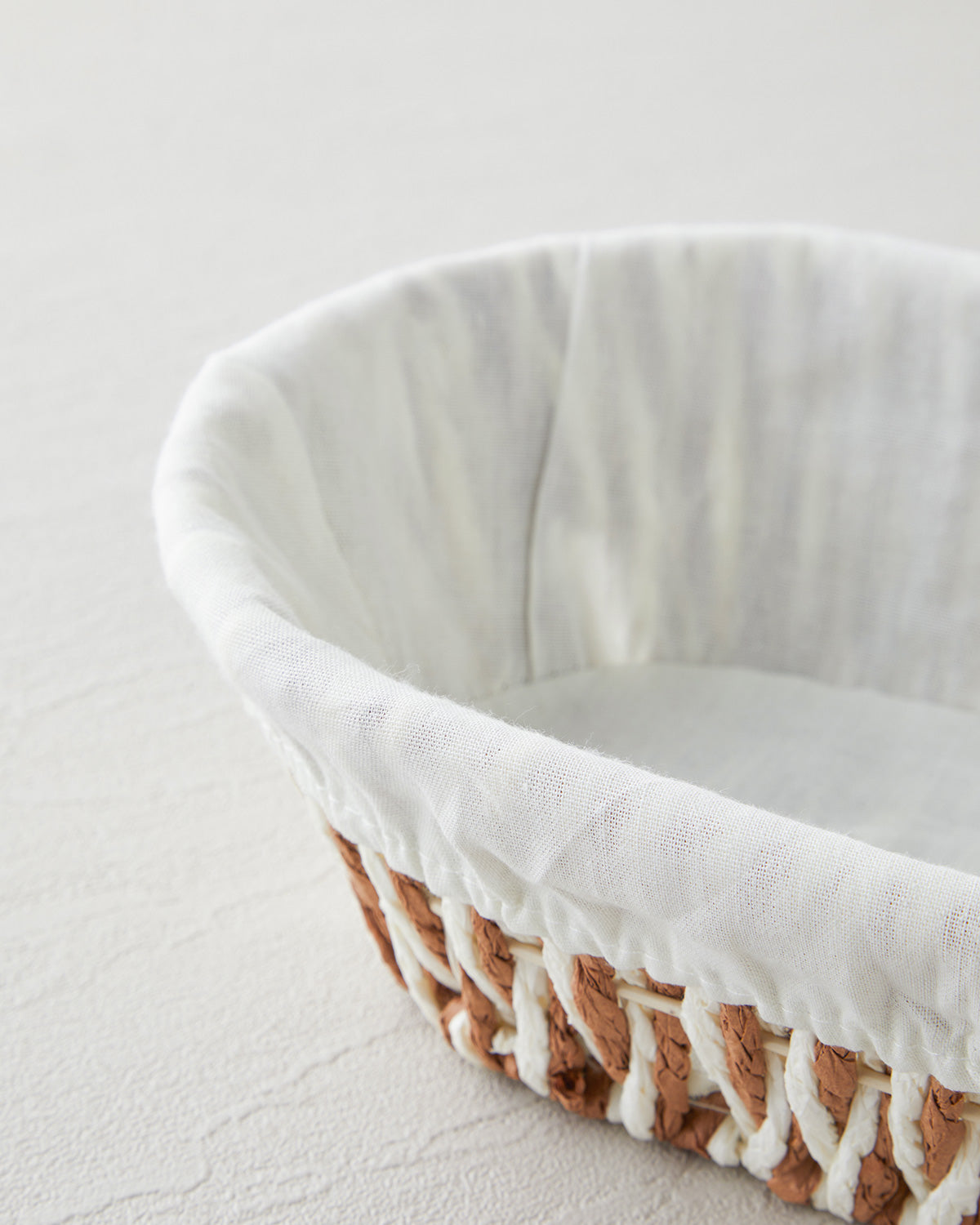 Navessa Paper Bread Basket 24x18x8 cm Cream (view 3)