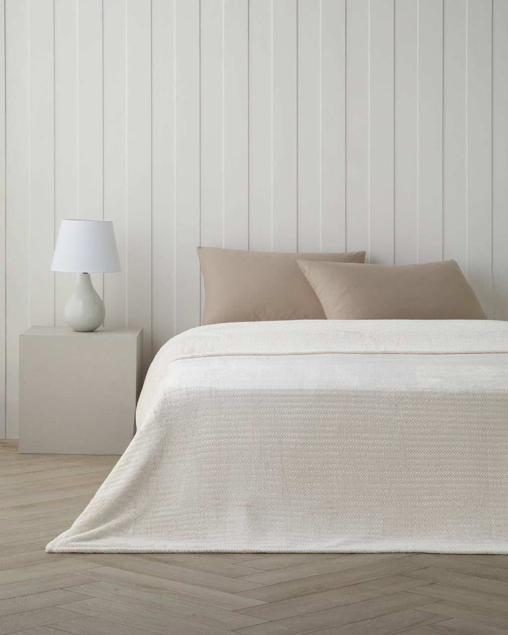 Floss Super Soft Blanket - Cream - Single 150x200 cm
