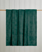 Jacquard Supersoft Blanket - Dark Green - Double 200x220 cm (view 2)