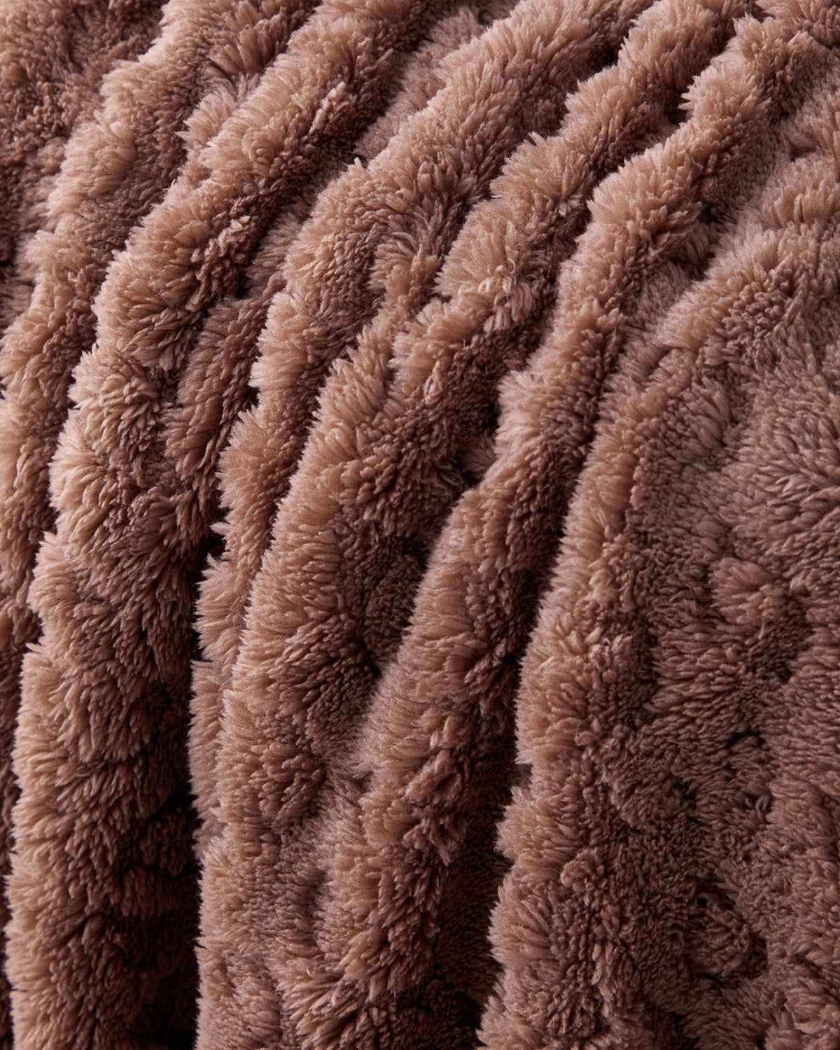 Jacquard Wellsoft TV Blanket 120x160 cm Dark Beige (view 3)