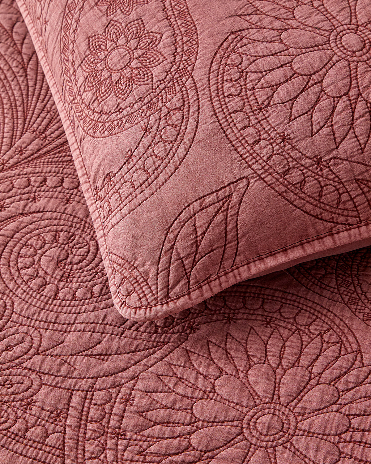 Bed Spread Set Maroon (view 11)