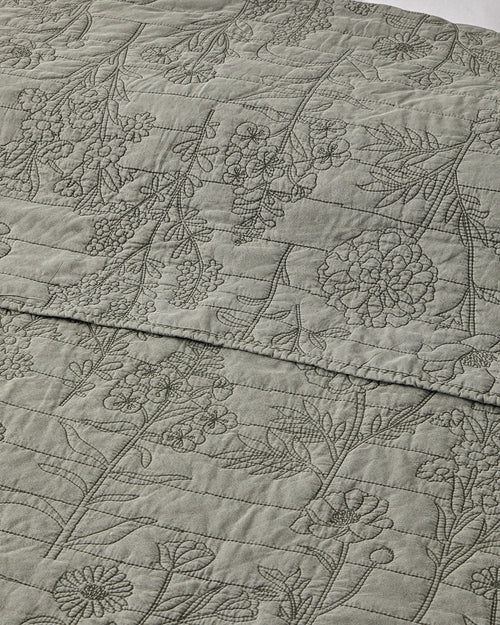 Bed Spread Set Green - Double 200x220 cm (view 2)