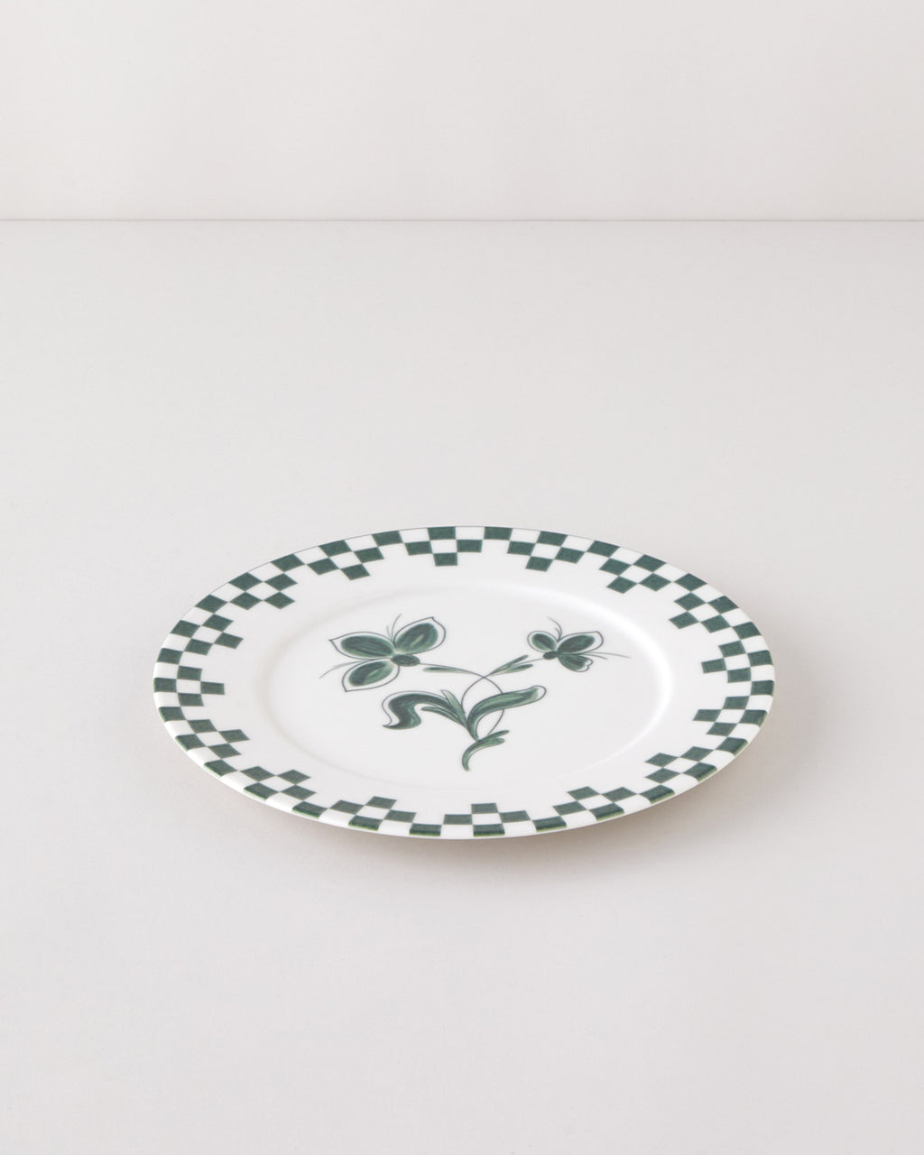 Porcelain Serving Plate 25 cm Green