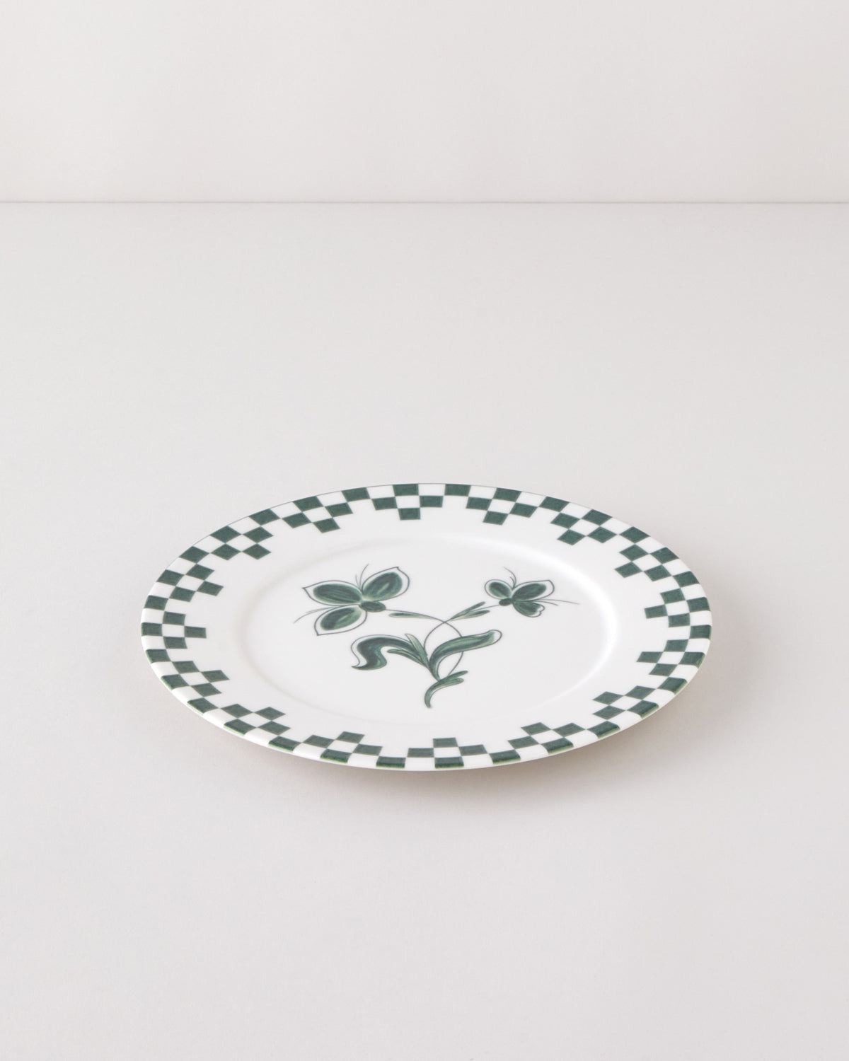 Porcelain Serving Plate 25 cm Green
