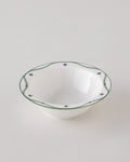 Porcelain Bowl.. Green - 14 cm