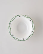 Porcelain Bowl.. Green - 23 cm (view 2)