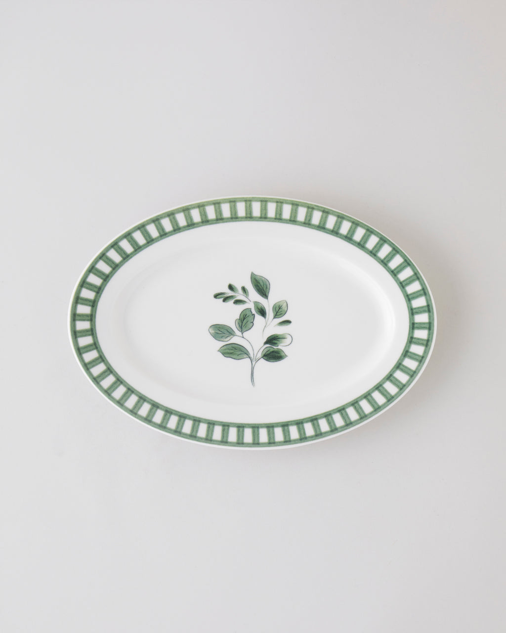 Porcelain Rectangular Plate 30 cm Green (view 2)