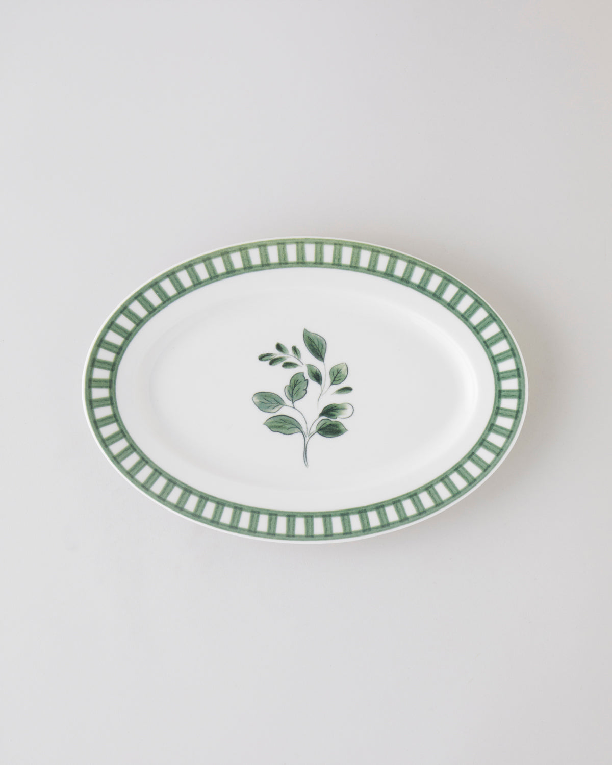 Porcelain Rectangular Plate 30 cm Green (view 2)
