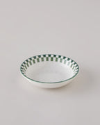 Porcelain Snack Bowl 11 cm White - Green